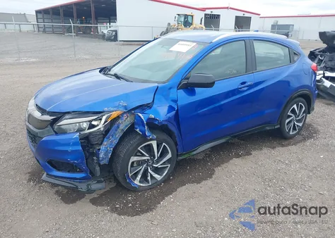 2019 Honda Hr-V Sport z USA, uszkodzony, nr VIN 3CZRU5H13KG702182